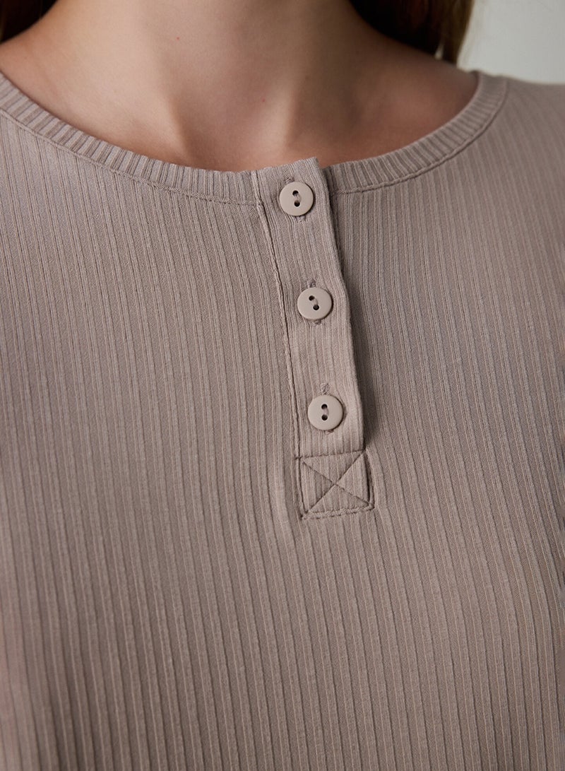 بنتي طقم بيجامة بأكمام طويلة ورقبة دائرية - Image 4